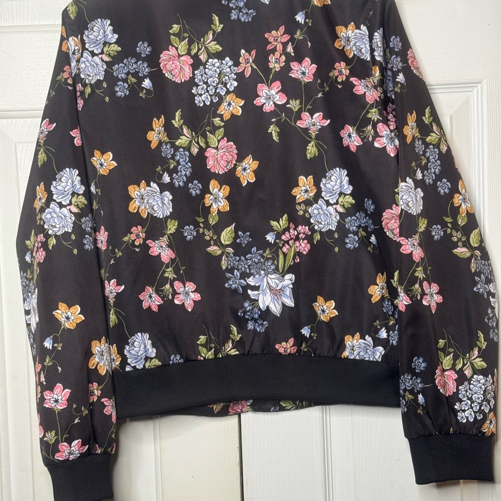 Pink Rose Floral Patterned Jacket - image 2